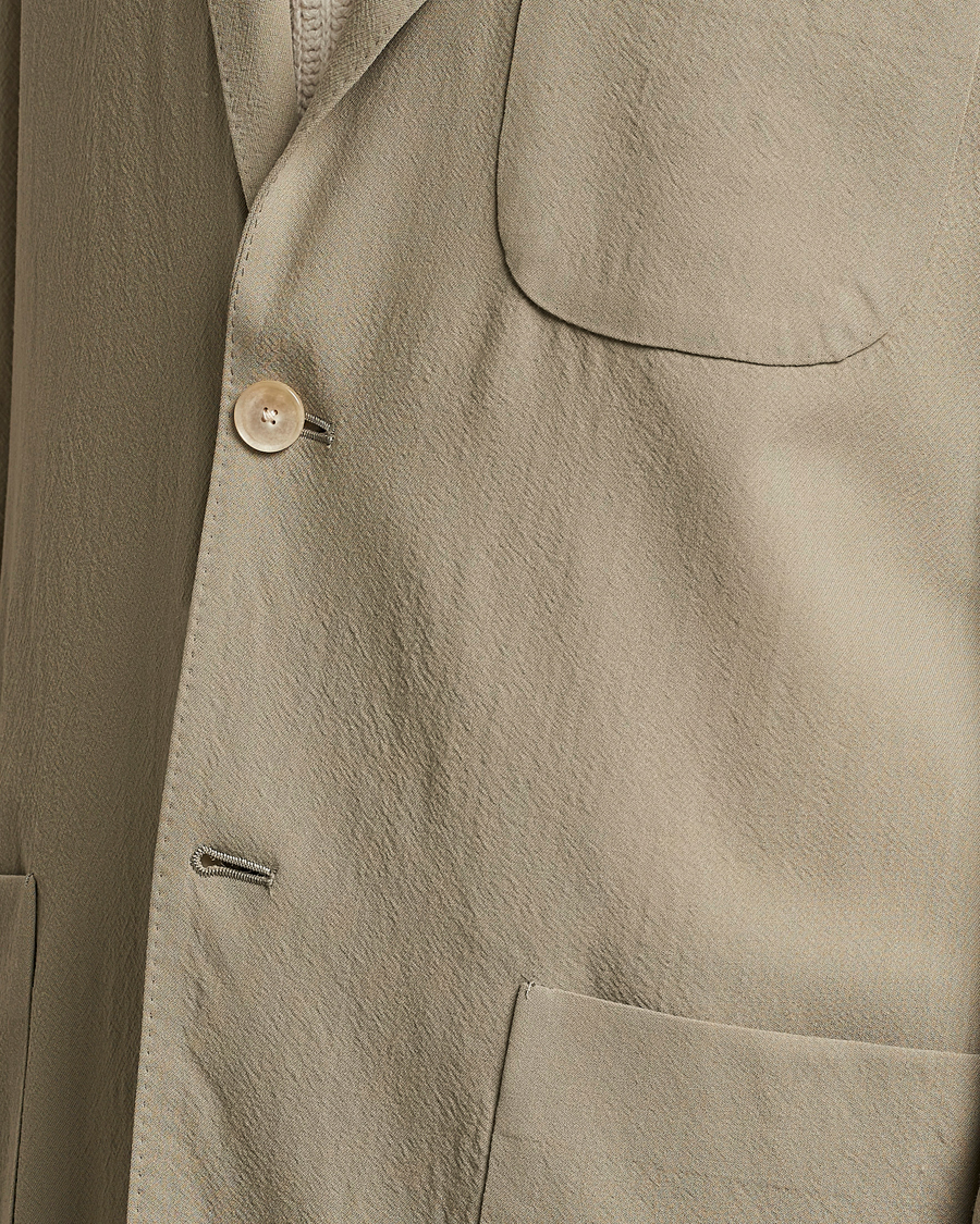 Herre | Dressjakker | Auralee | Viyella Wool Blazer Light Khaki