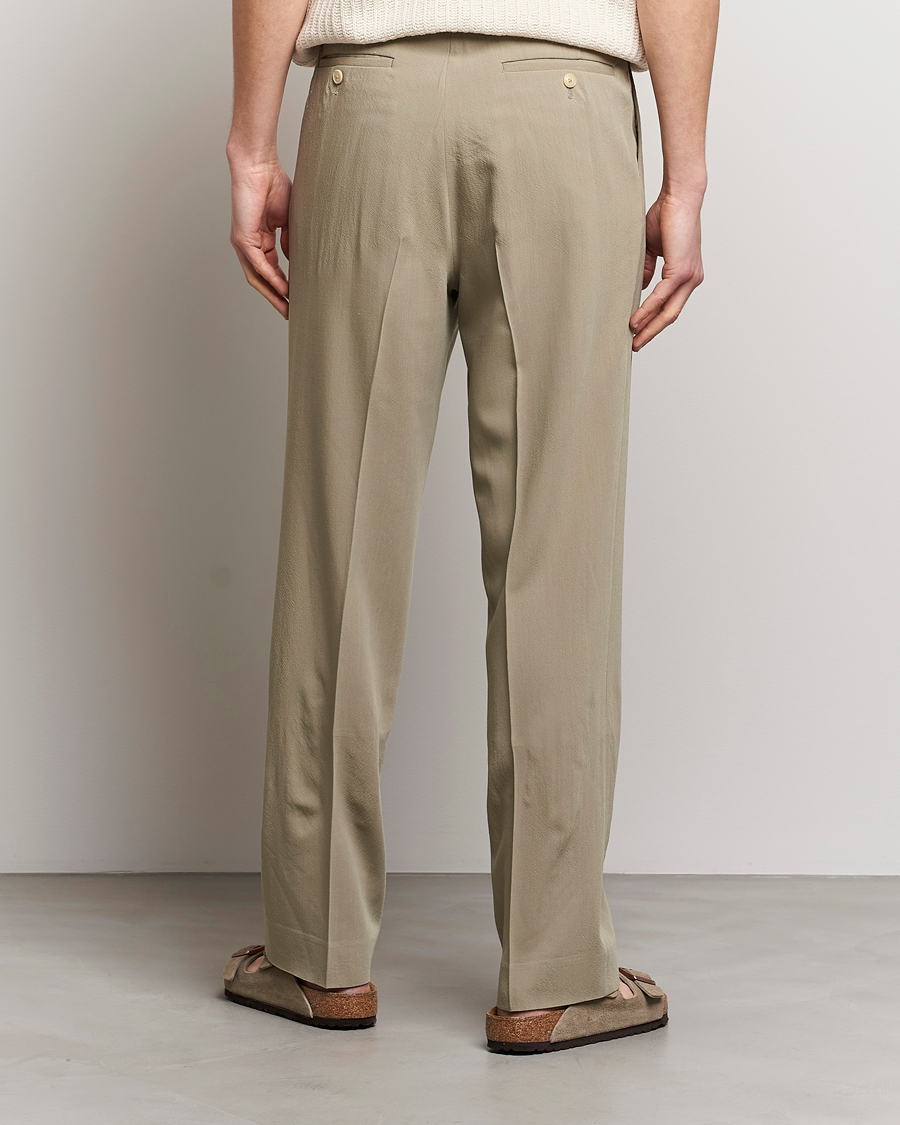 Herre | Bukser | Auralee | Viyella Wool Slacks Light Khaki