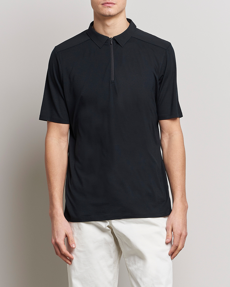 Herre |  | Arc'teryx Veilance | Frame Short Sleeve Polo Shirt Black