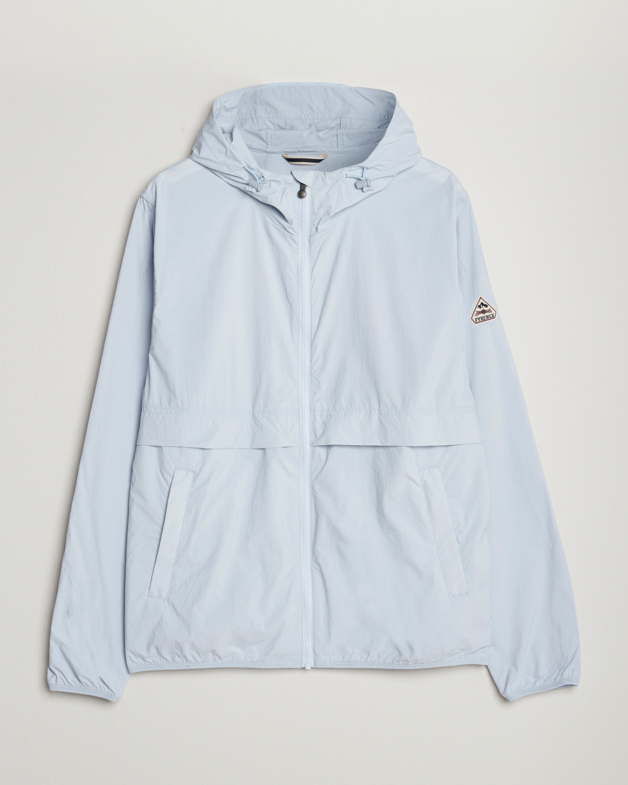 Herre | Jakker | Pyrenex | Ridge Windbreaker Hooded Jacket Arctic Ice