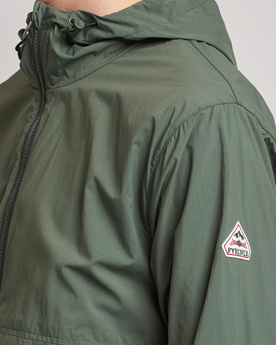 Herre | Jakker | Pyrenex | Ridge Windbreaker Hooded Jacket Jungle
