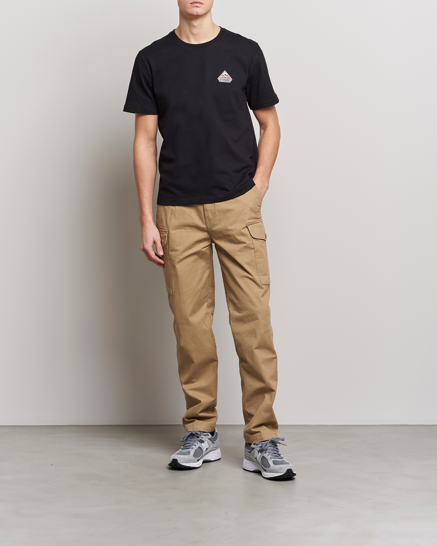 Herre | T-Shirts | Pyrenex | Echo Cotton Logo T-Shirt Black