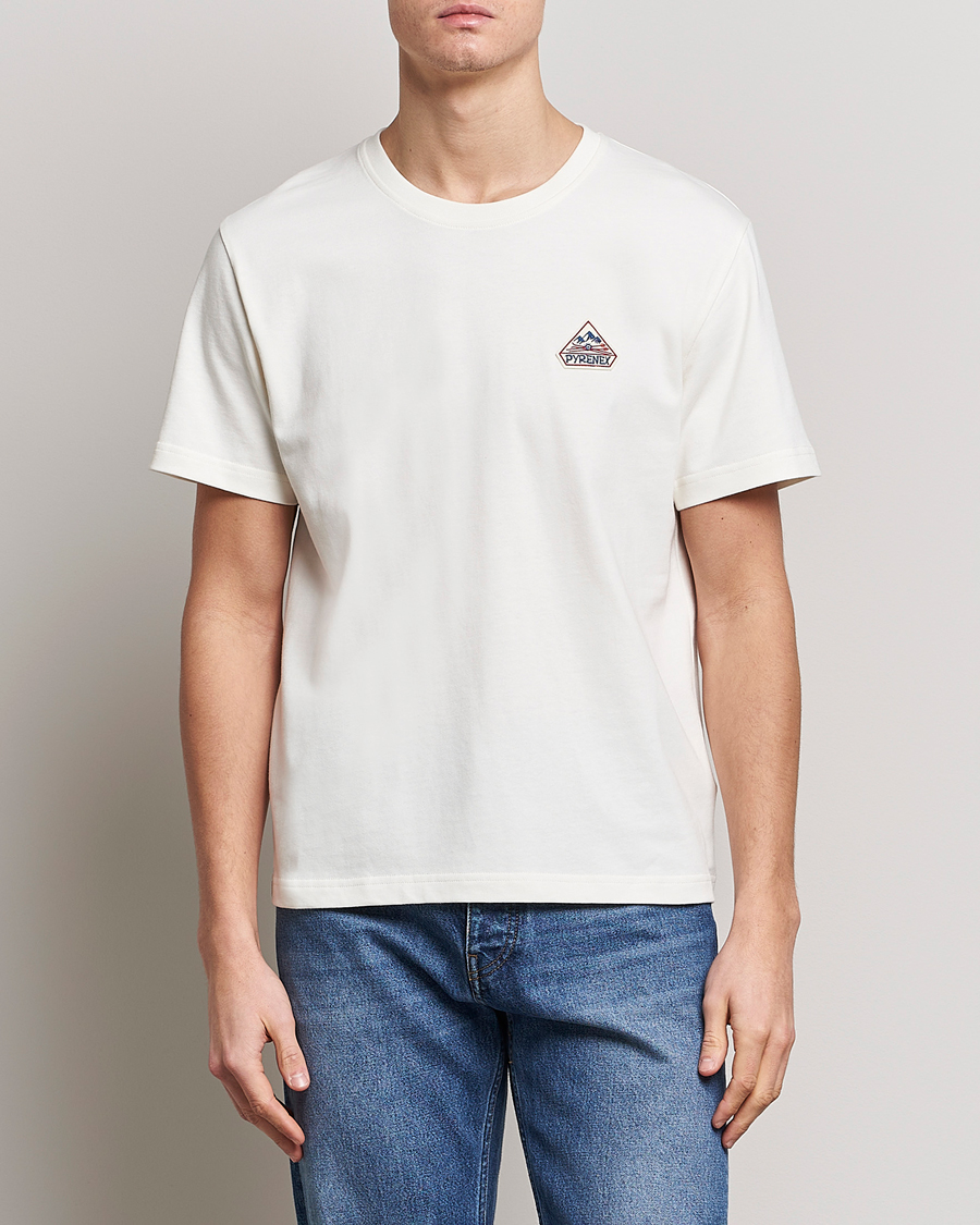 Herre | Pyrenex | Pyrenex | Echo Cotton Logo T-Shirt Milk