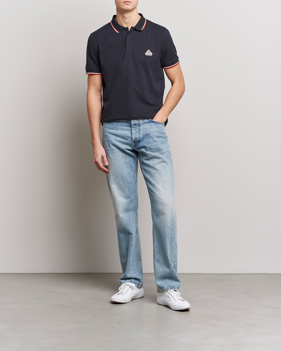 Herre | Pikéer | Pyrenex | Leyre Cotton Logo Polo Deep Ink