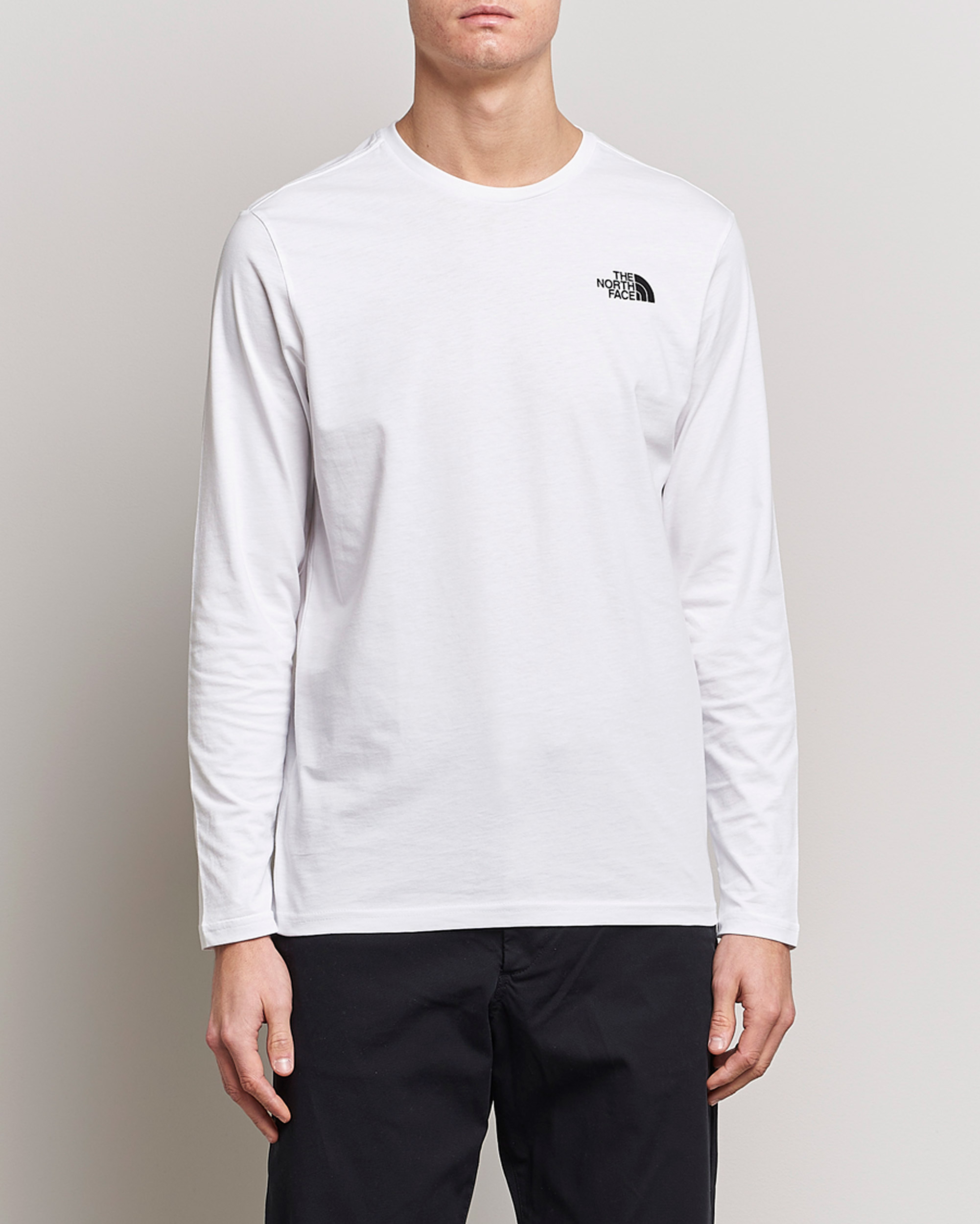 Herre | Langermede t-shirts | The North Face | Long Sleeve Easy T-Shirt White