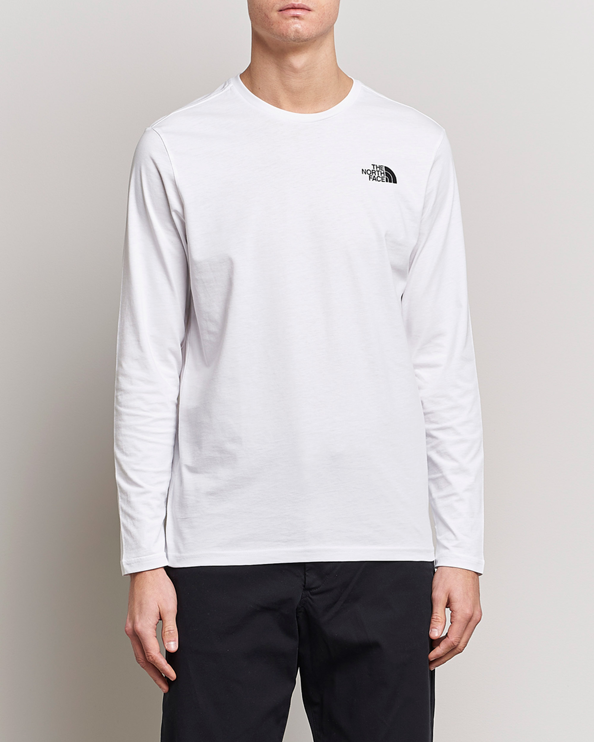 Herre |  | The North Face | Long Sleeve Easy T-Shirt White