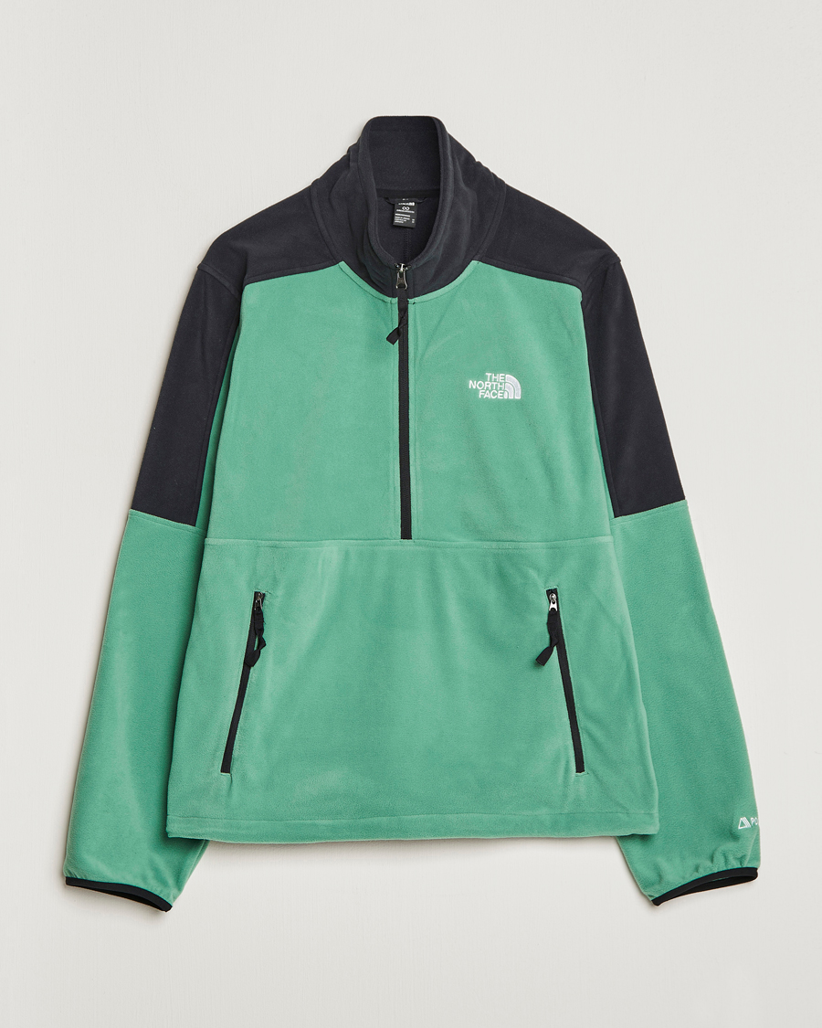 Herre | Gensere | The North Face | Polartec Fleece Half Zip Deep Grass Green