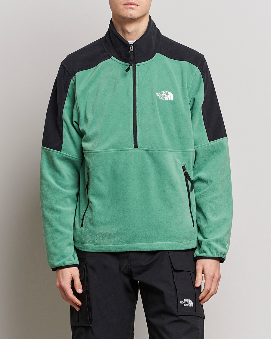 Herre | Gensere | The North Face | Polartec Fleece Half Zip Deep Grass Green