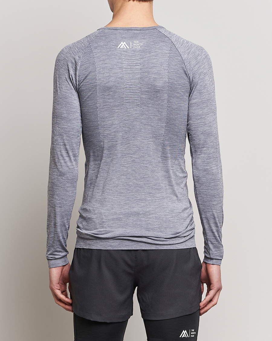 Herre | T-Shirts | The North Face | Mountain Athletics Long Sleeve Meld Grey Heather