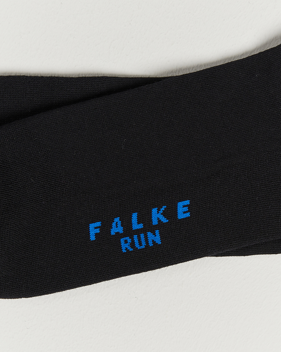 Herre |  | Falke | Run Cushioned Sport Sock Black