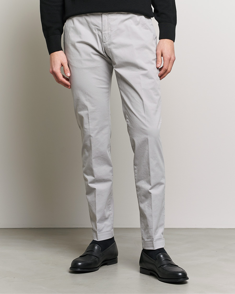 Herre |  | Briglia 1949 | Slim Fit Cotton Chinos Grey