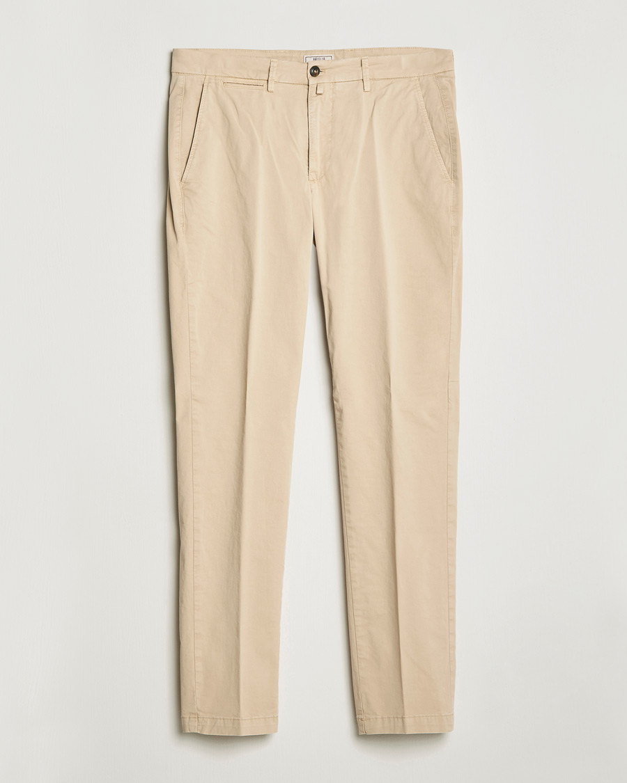 Herre | Bukser | Briglia 1949 | Tapered Fit Cotton Twill Stretch Chinos Beige