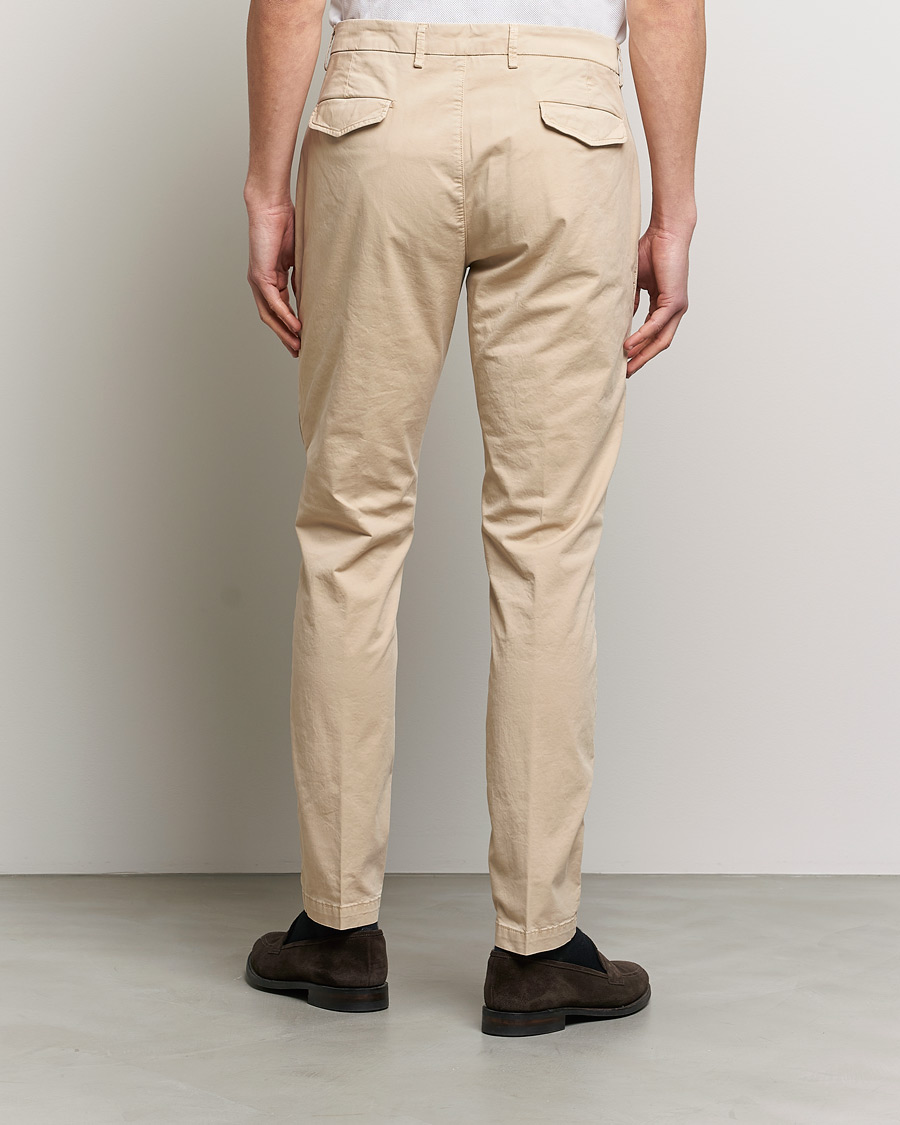Herre | Bukser | Briglia 1949 | Tapered Fit Cotton Twill Stretch Chinos Beige