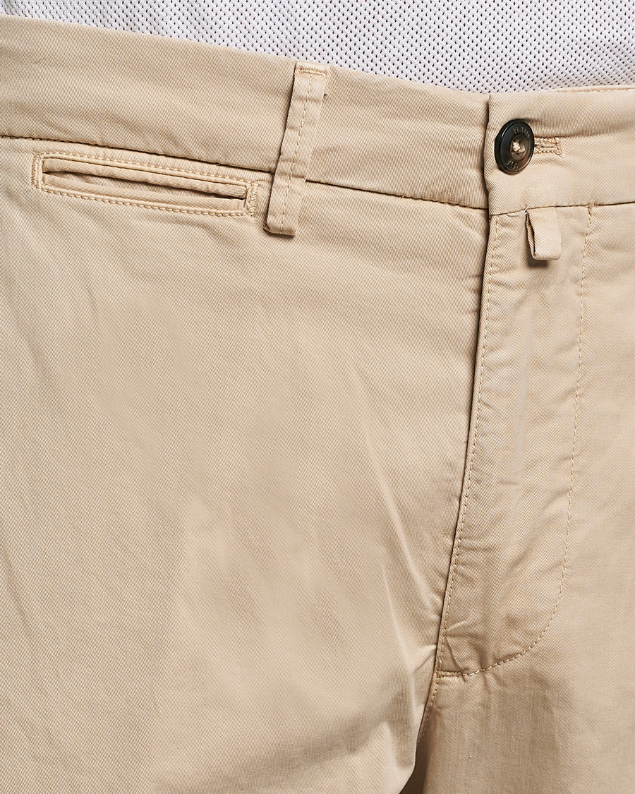 Herre | Bukser | Briglia 1949 | Tapered Fit Cotton Twill Stretch Chinos Beige