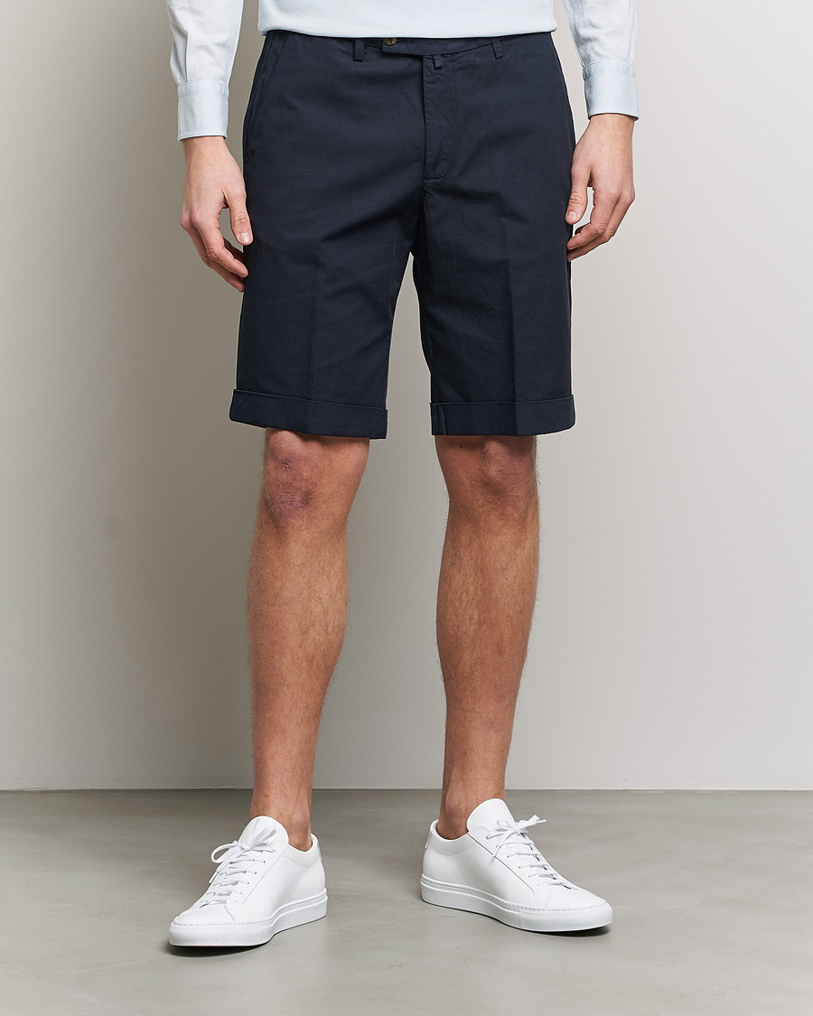 Herre | Briglia 1949 | Briglia 1949 | Linen/Cotton Shorts Navy