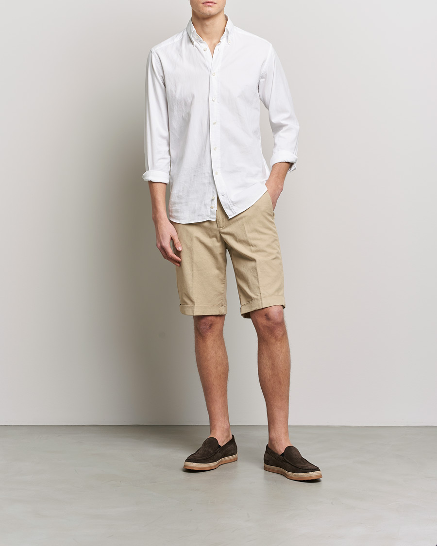 Herre | Shorts | Briglia 1949 | Linen/Cotton Shorts Beige