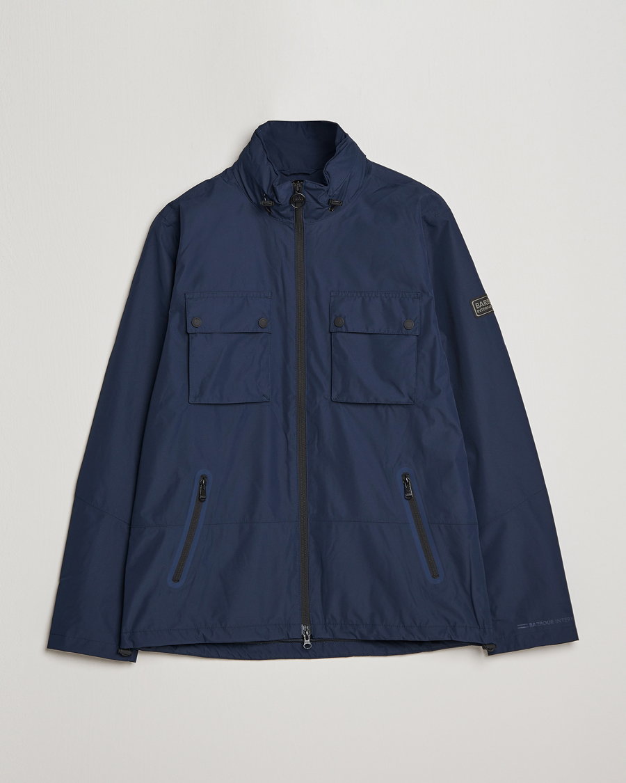 Herre | Jakker | Barbour International | Bell Waterproof Jacket Navy