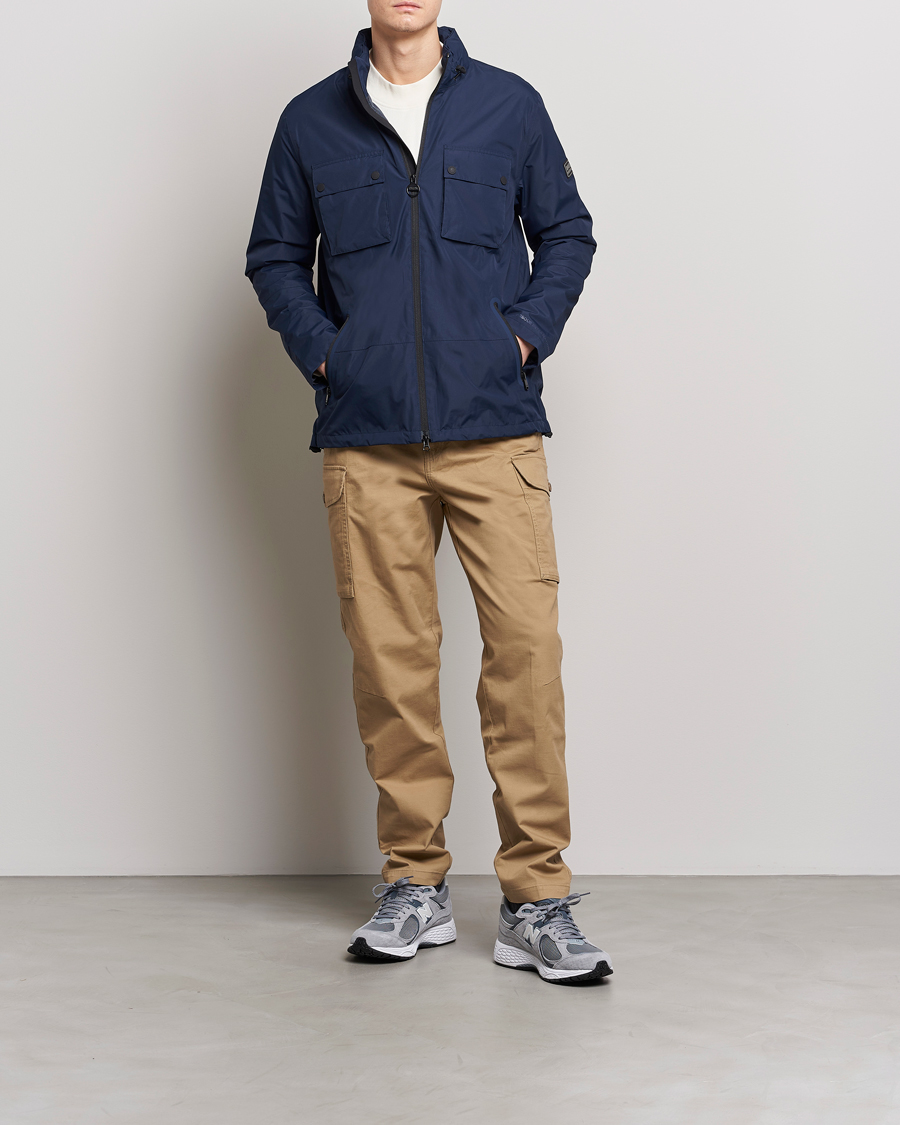 Herre | Jakker | Barbour International | Bell Waterproof Jacket Navy