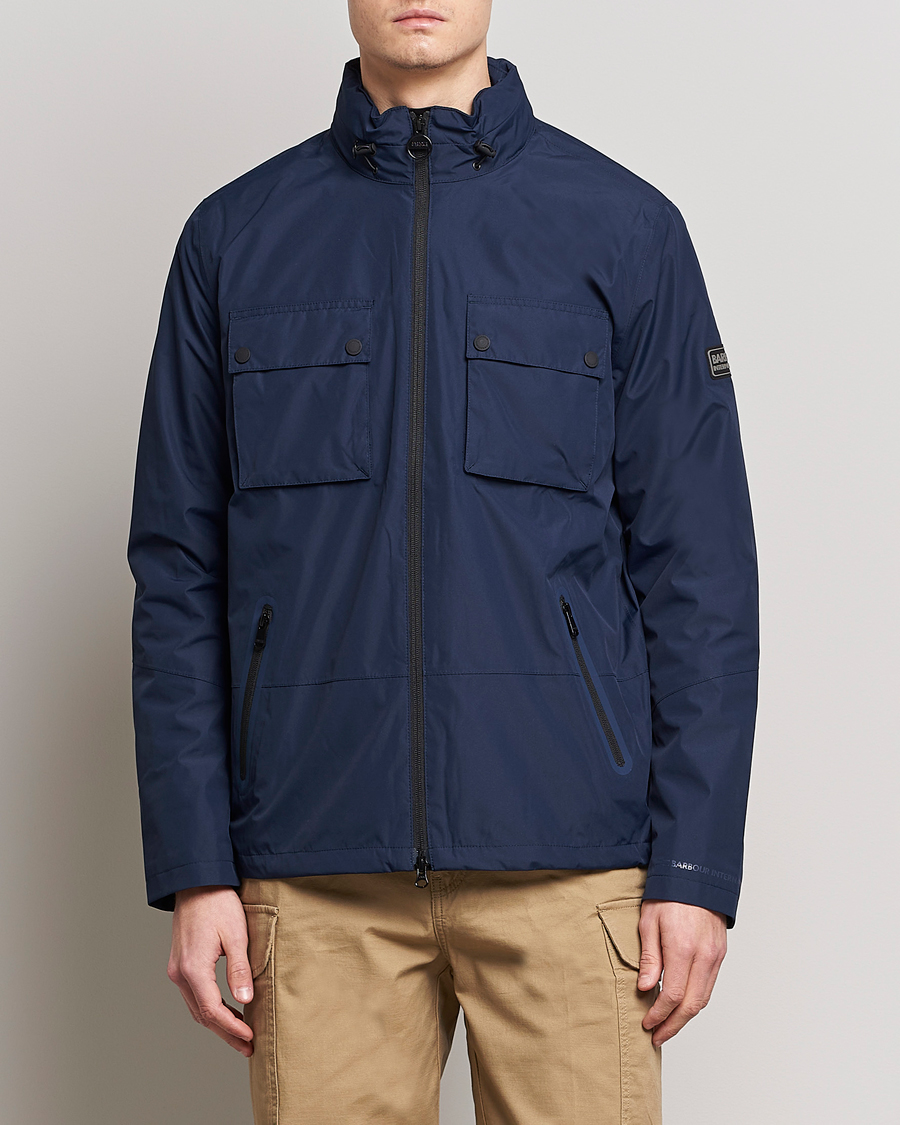 Herre | Jakker | Barbour International | Bell Waterproof Jacket Navy