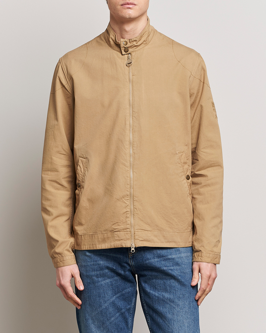 Herre |  | Barbour International | Steve McQueen Casual Harrington Jacket Trench Khaki