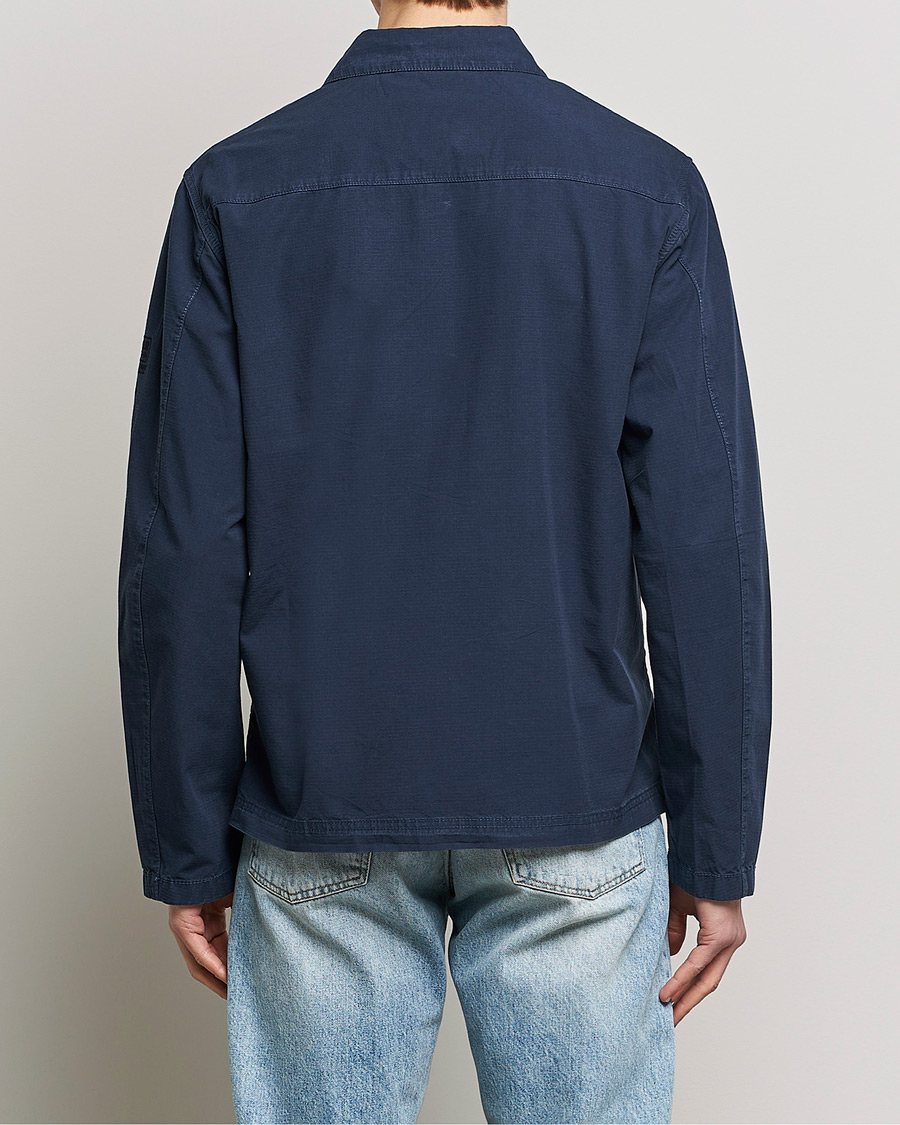 Herre | Jakker | Barbour International | Steve McQueen Terrance Shirt Jacket Navy