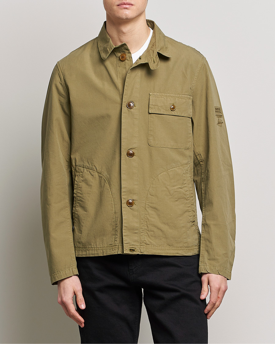 Herre | Best of British | Barbour International | Steve McQueen Terrance Shirt Jacket Olive