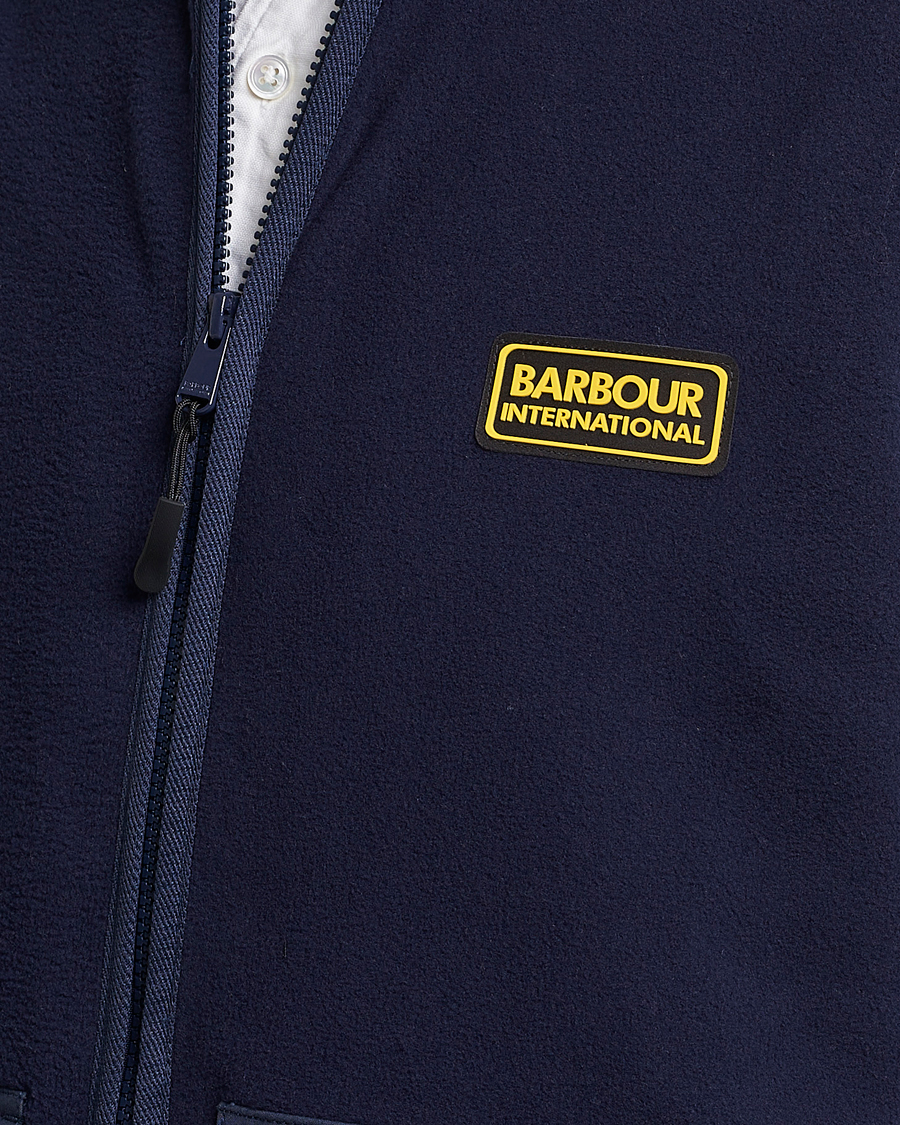 Herre | Vester | Barbour International | Oak Fleece Gilet Ink Navy