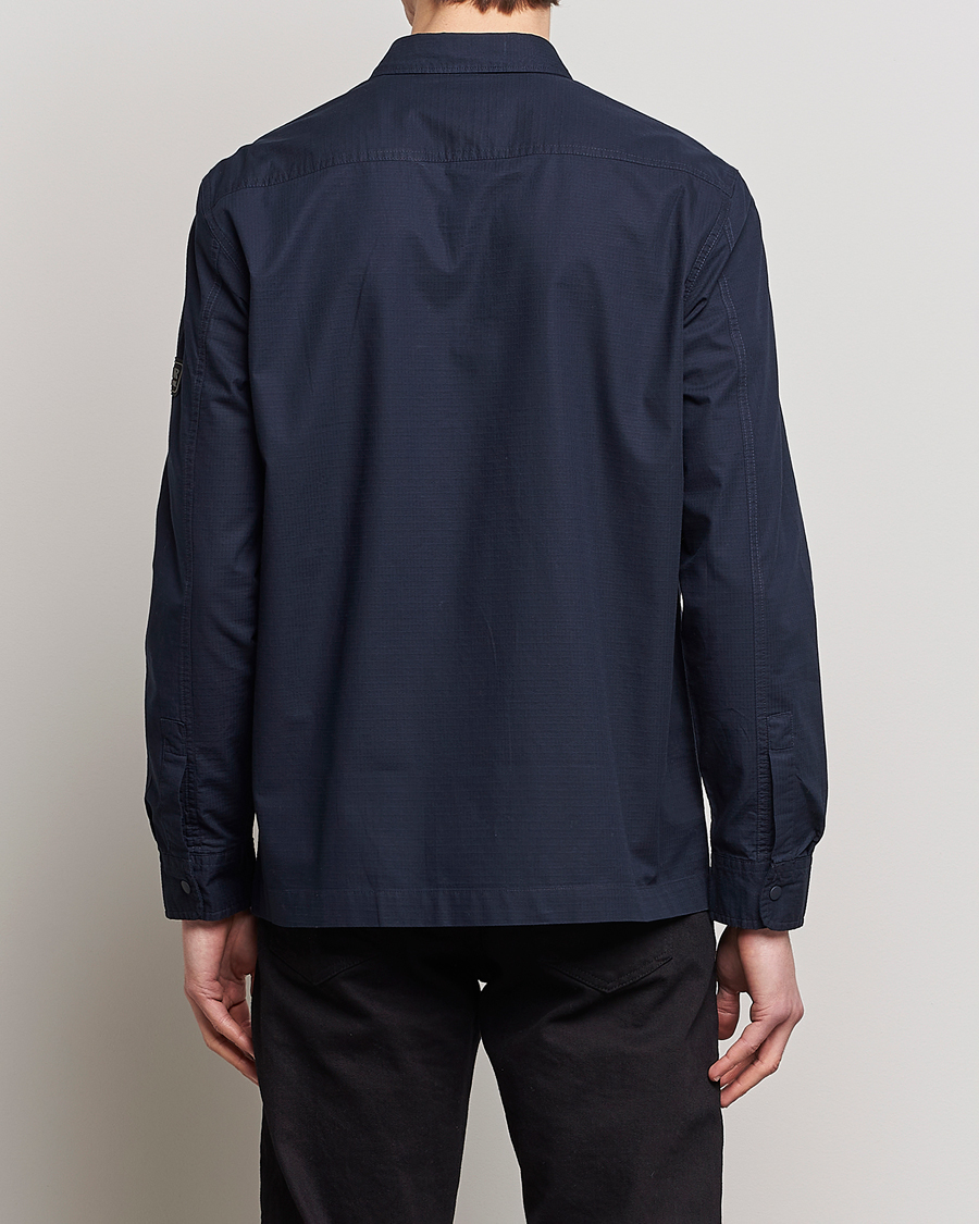 Herre | Skjorter | Barbour International | Dyne Ripstop Overshirt Nightsky Navy