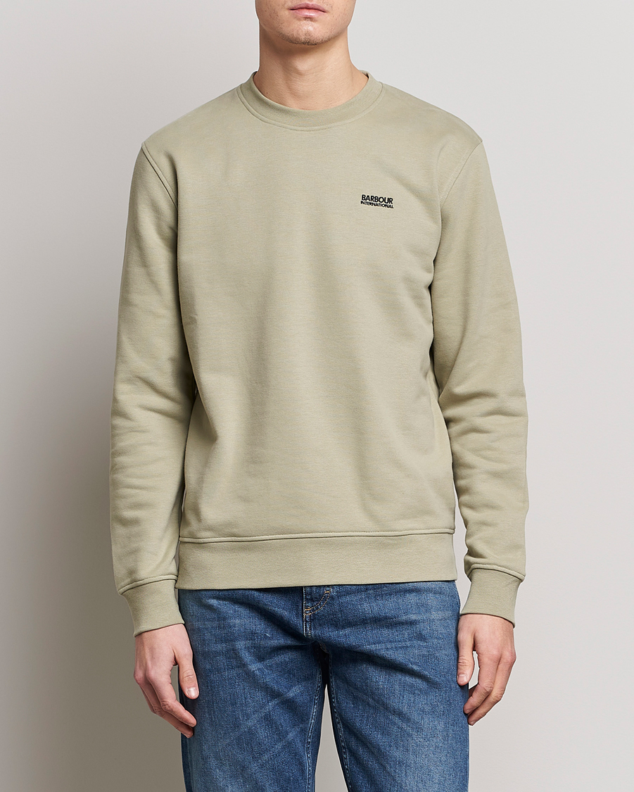 Herre | Gensere | Barbour International | Roadster Crew Neck Sweatshirt Cavaliry Sun