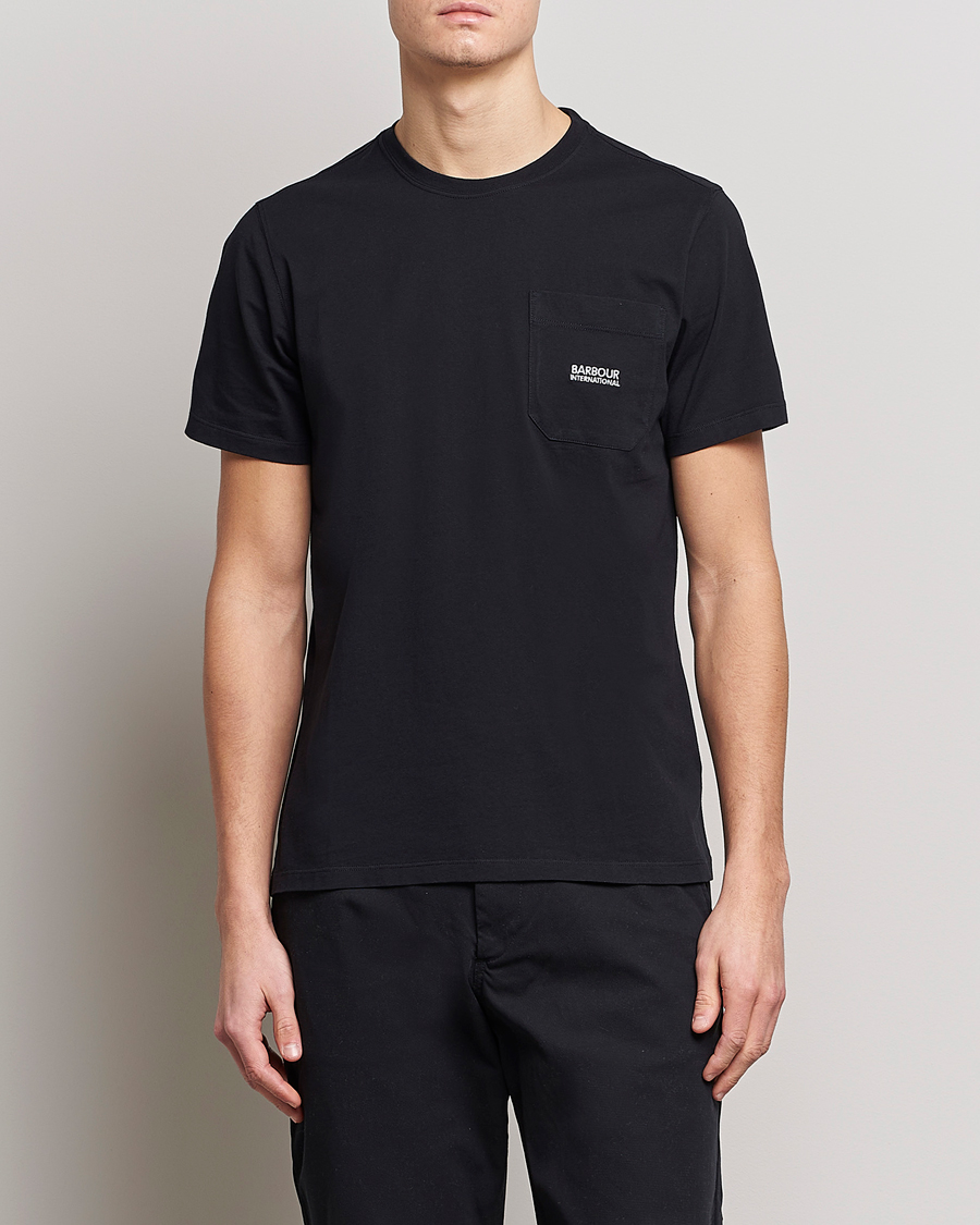 Herre | | Barbour International | Radok Pocket Crew Neck T-Shirt Black
