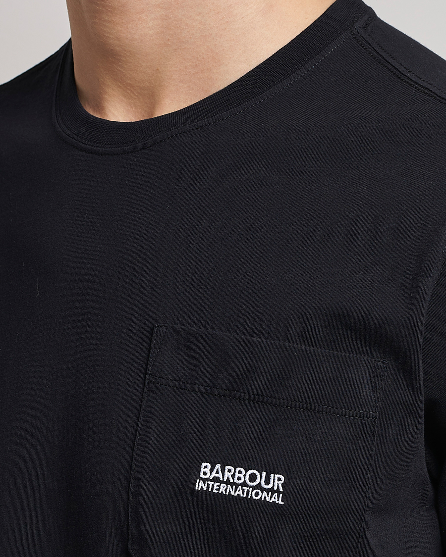 Herre | T-Shirts | Barbour International | Radok Pocket Crew Neck T-Shirt Black