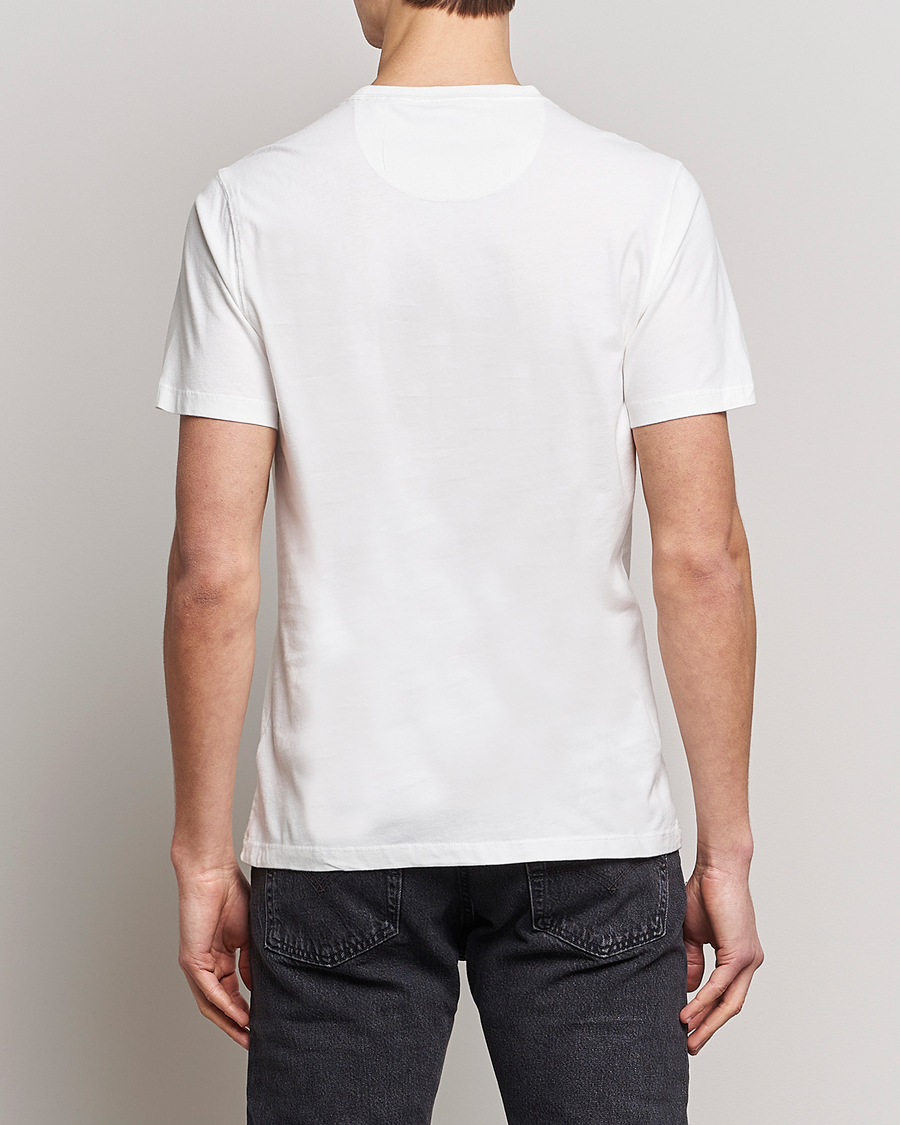 Herre | T-Shirts | Barbour International | Morris Steve McQueen Crew Neck T-Shirt Whisper White