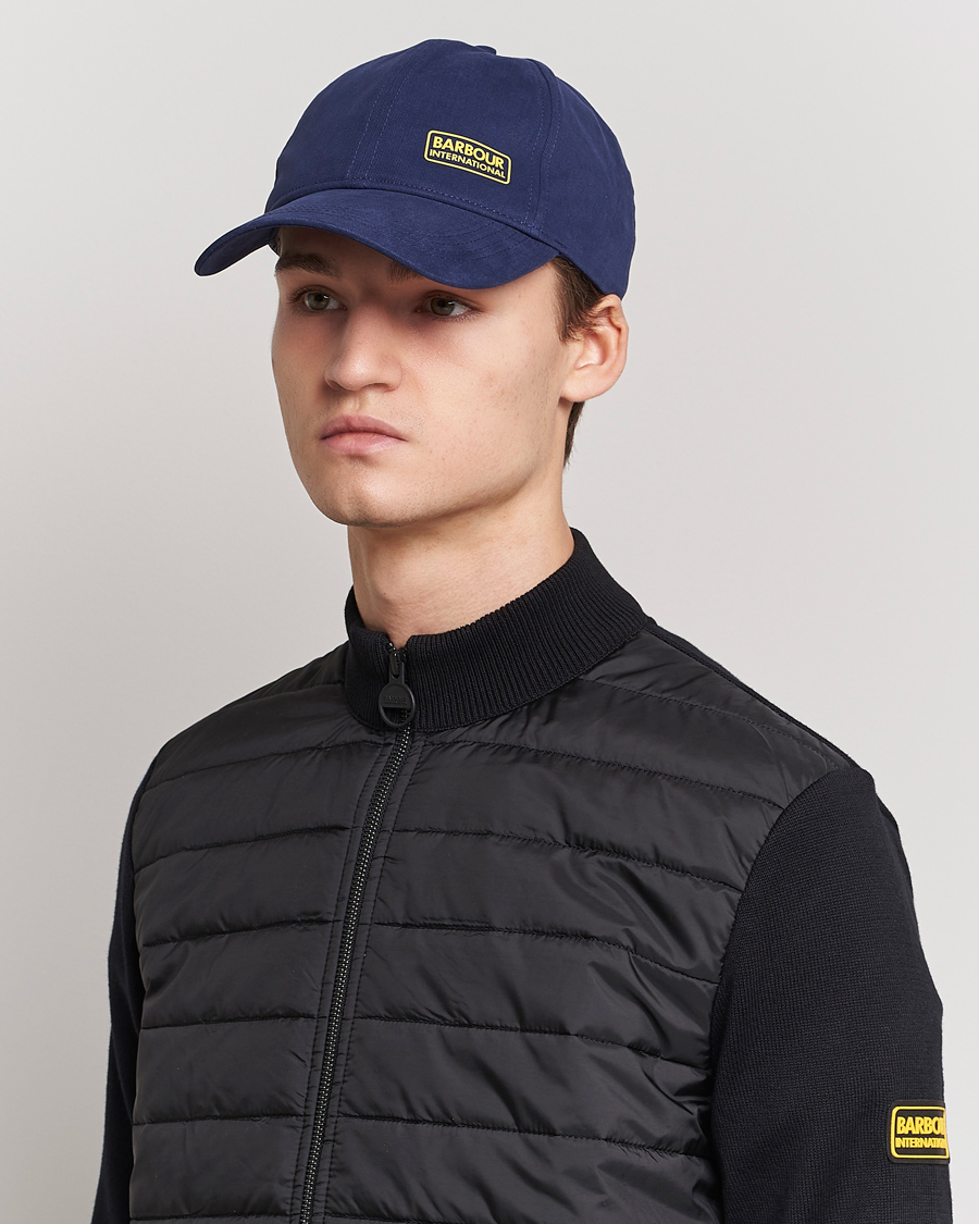 Herre |  | Barbour International | Norton Drill Sports Cap Ink Navy