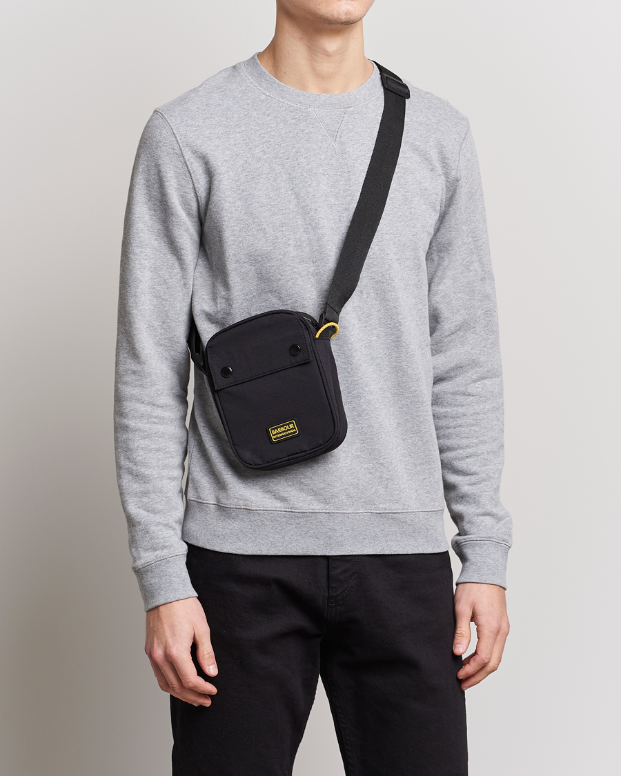 Herre | Skuldervesker | Barbour International | Ripstop Utility Bag Black