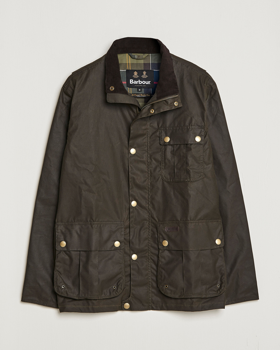 Herre | Jakker | Barbour Lifestyle | Dunlin Vax Jacket Olive