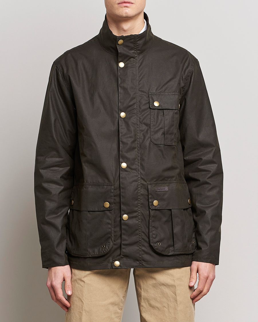 Herre | Barbour Lifestyle | Barbour Lifestyle | Dunlin Vax Jacket Olive