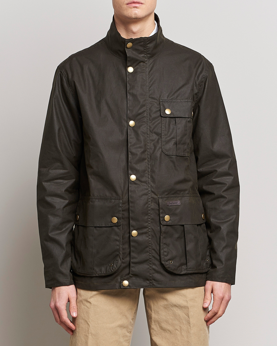 Herre | Jakker | Barbour Lifestyle | Dunlin Vax Jacket Olive