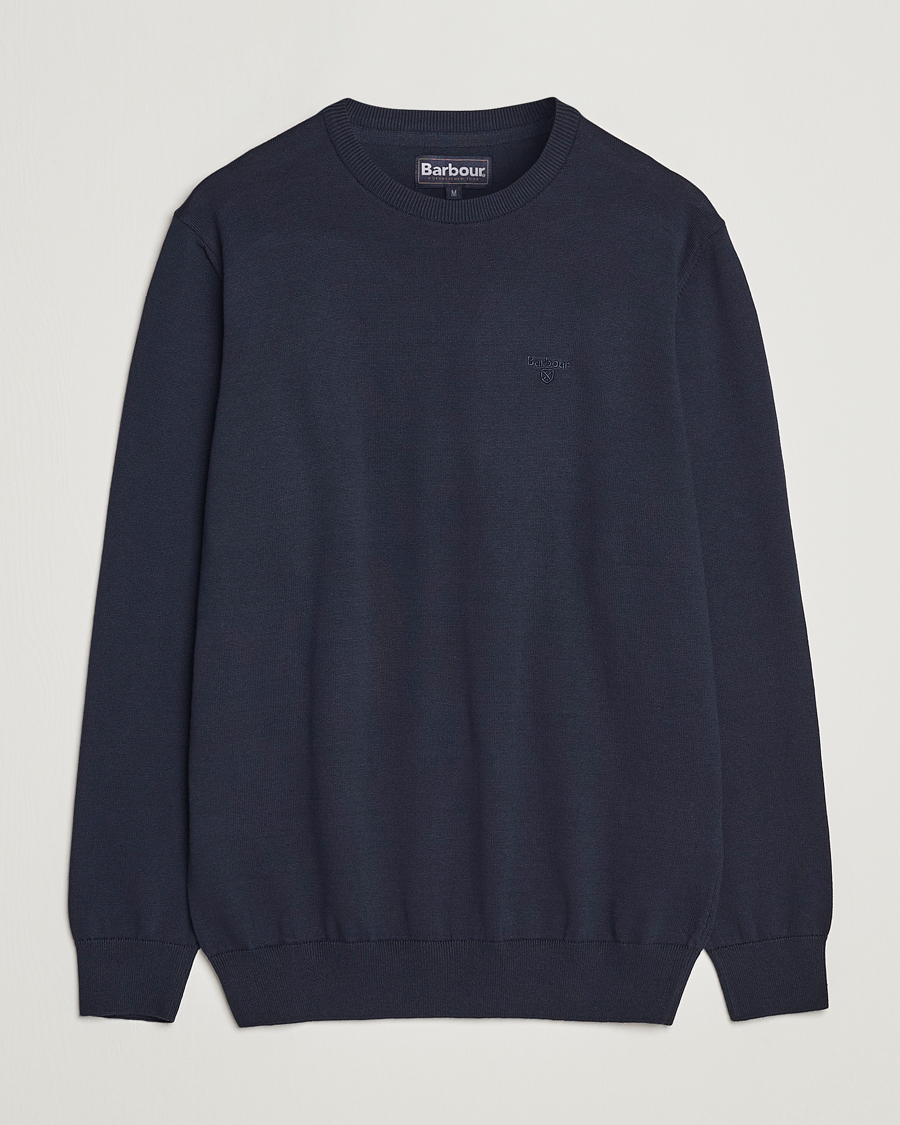 Herre | Gensere | Barbour Lifestyle | Pima Cotton Crew Neck Navy