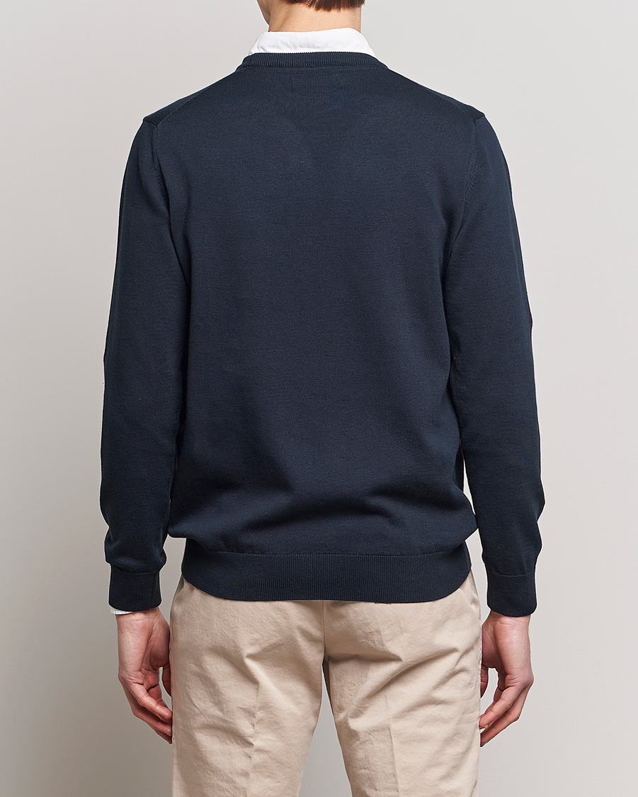 Herre | Gensere | Barbour Lifestyle | Pima Cotton Crew Neck Navy