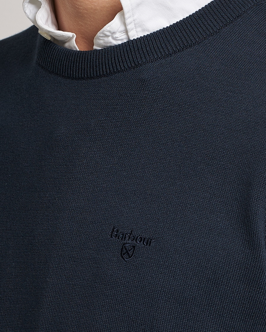 Herre | Gensere | Barbour Lifestyle | Pima Cotton Crew Neck Navy
