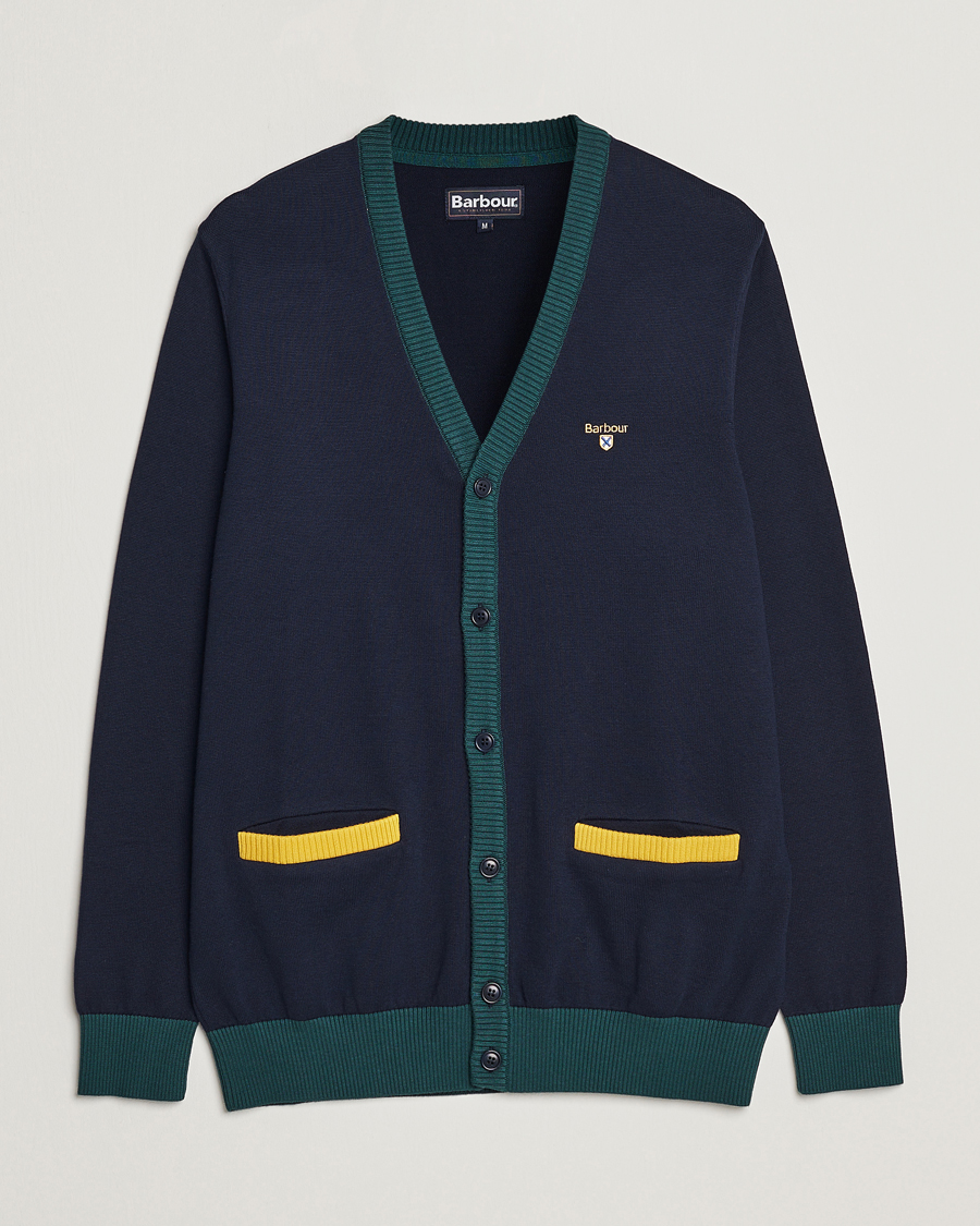Herre | Gensere | Barbour Lifestyle | Sheldonian Knitted Cardigan Navy