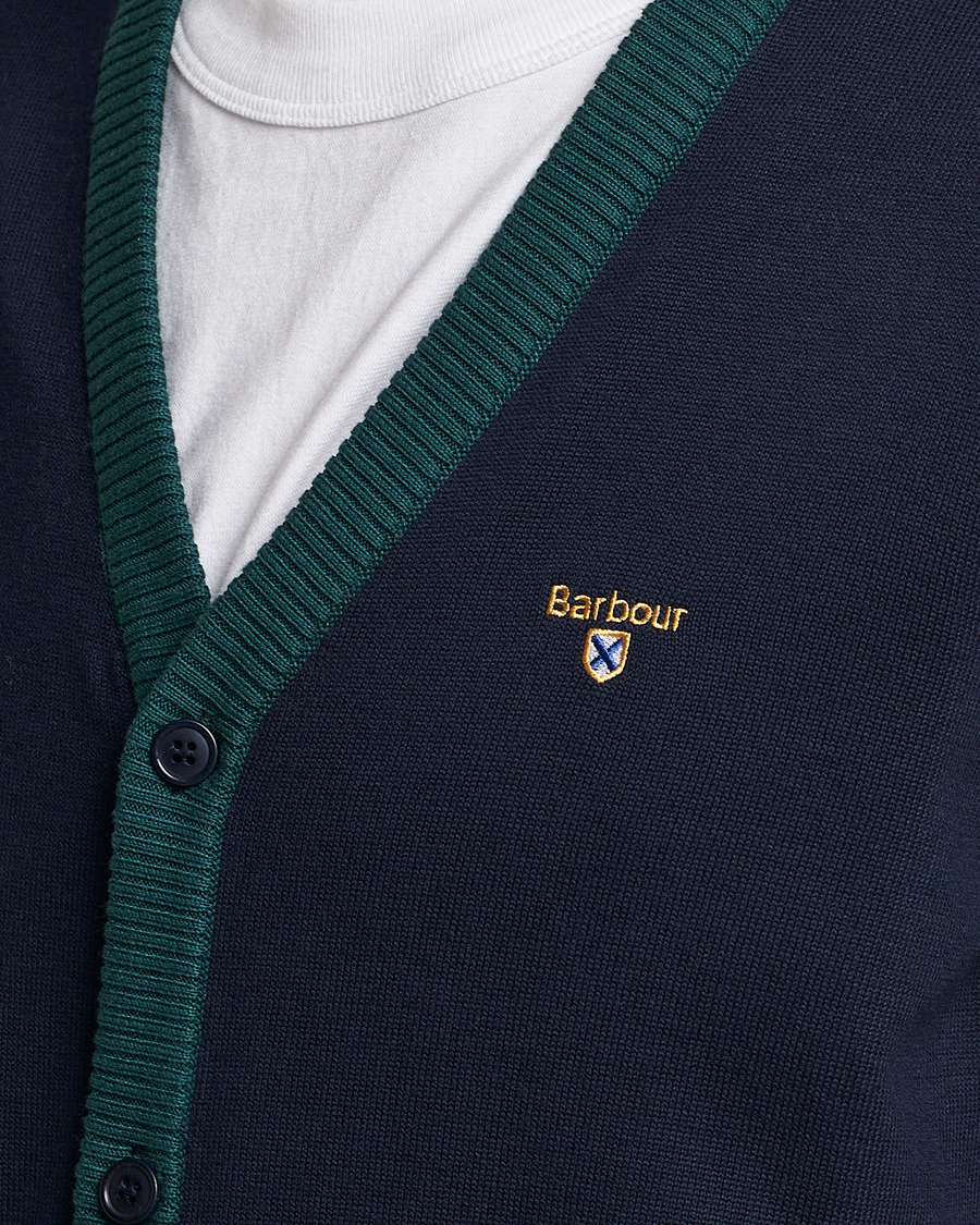 Herre | Gensere | Barbour Lifestyle | Sheldonian Knitted Cardigan Navy