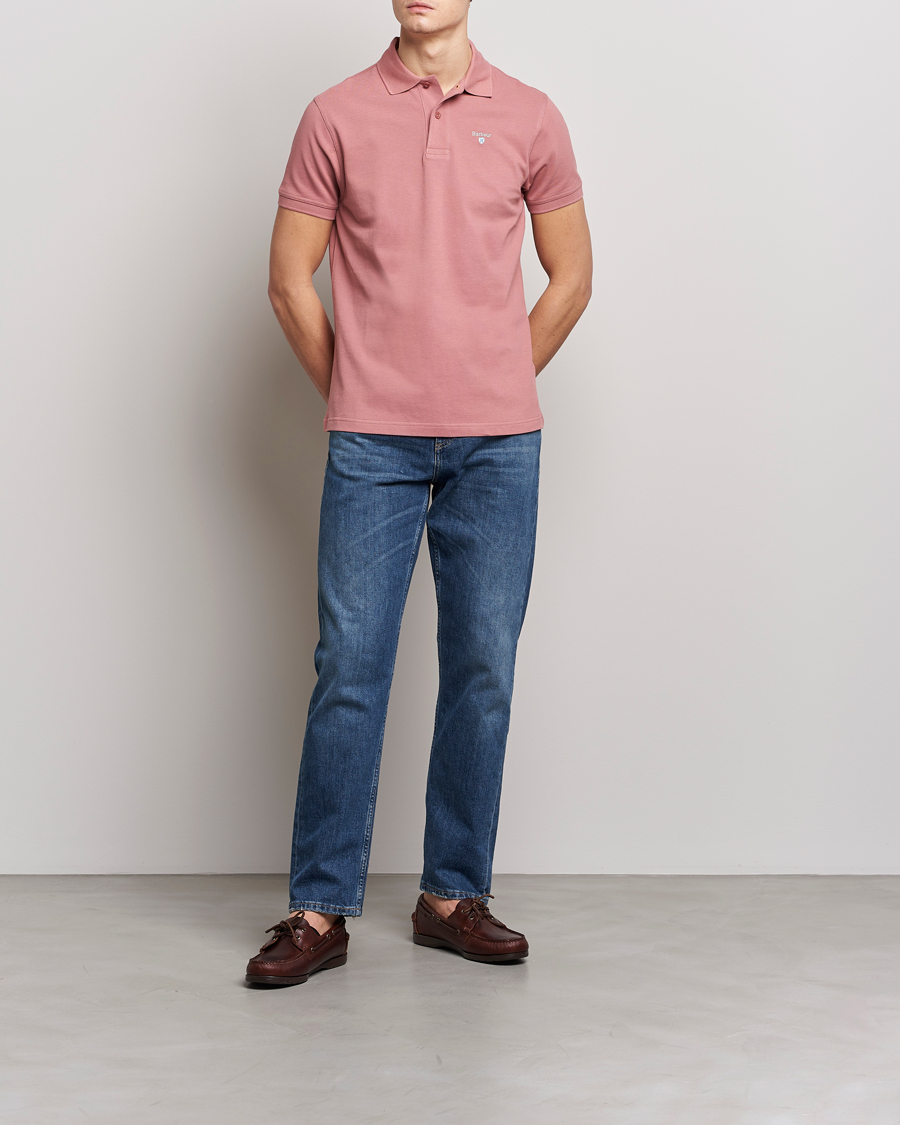 Herre | Pikéer | Barbour Lifestyle | Sports Polo Faded Pink