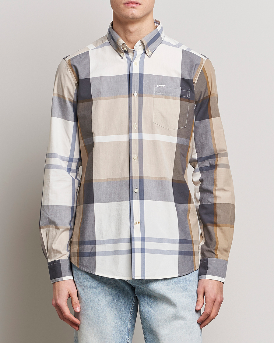 Herre | Casualskjorter | Barbour Lifestyle | Tailored Fit Harris Tartan Shirt Beige