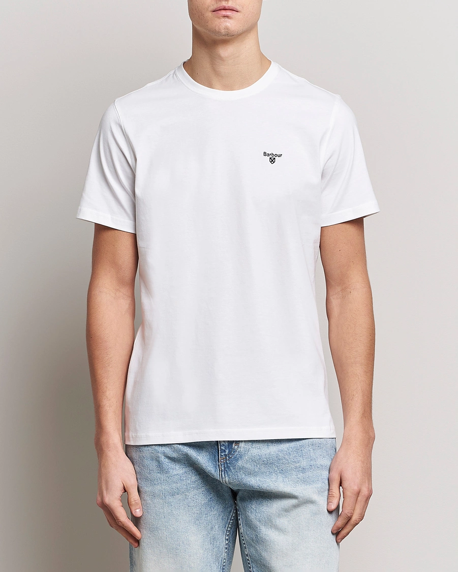Herre |  | Barbour Lifestyle | Essential Sports T-Shirt White