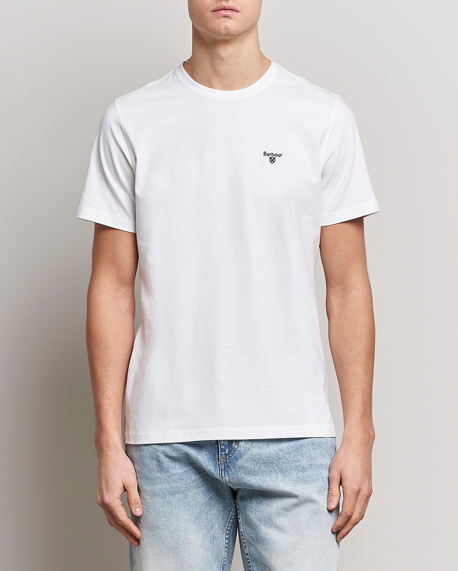 Herre | Best of British | Barbour Lifestyle | Essential Sports T-Shirt White