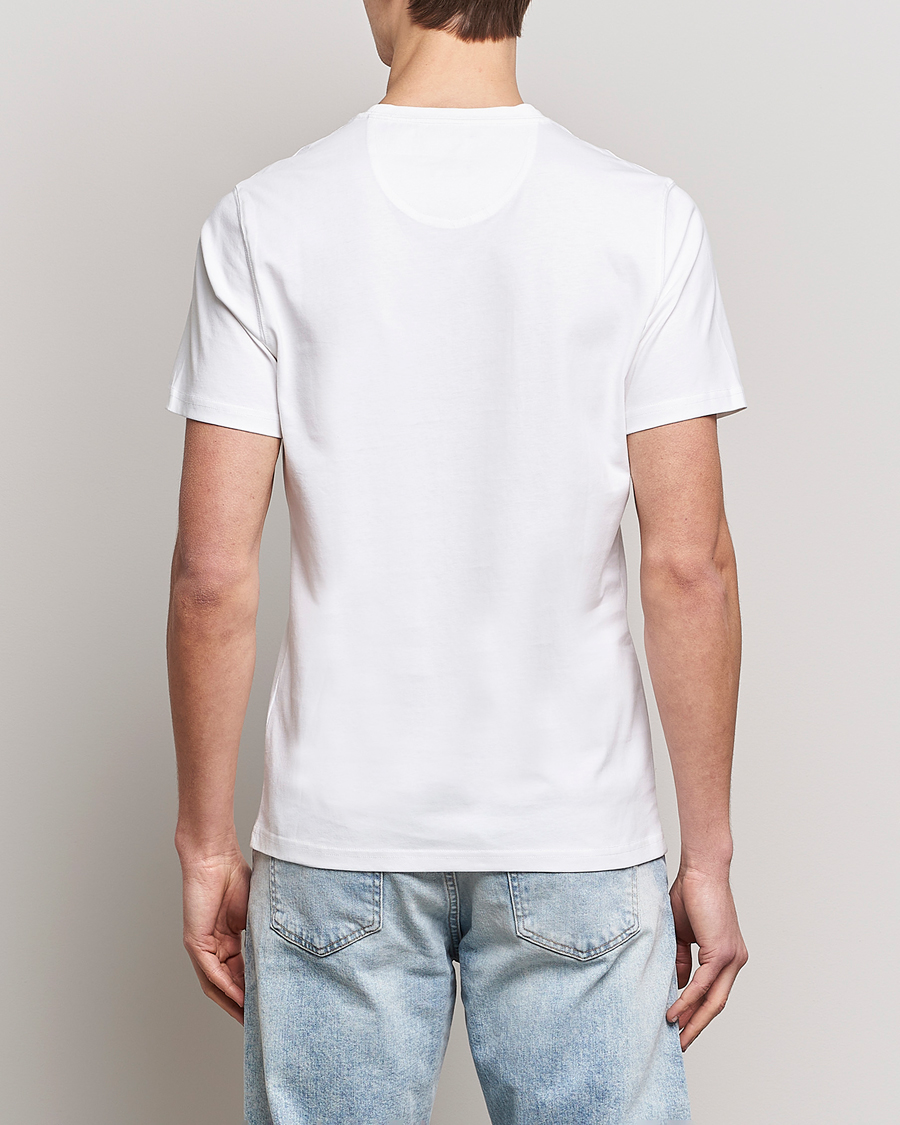 Herre | T-Shirts | Barbour Lifestyle | Sports Crew Neck T-Shirt White