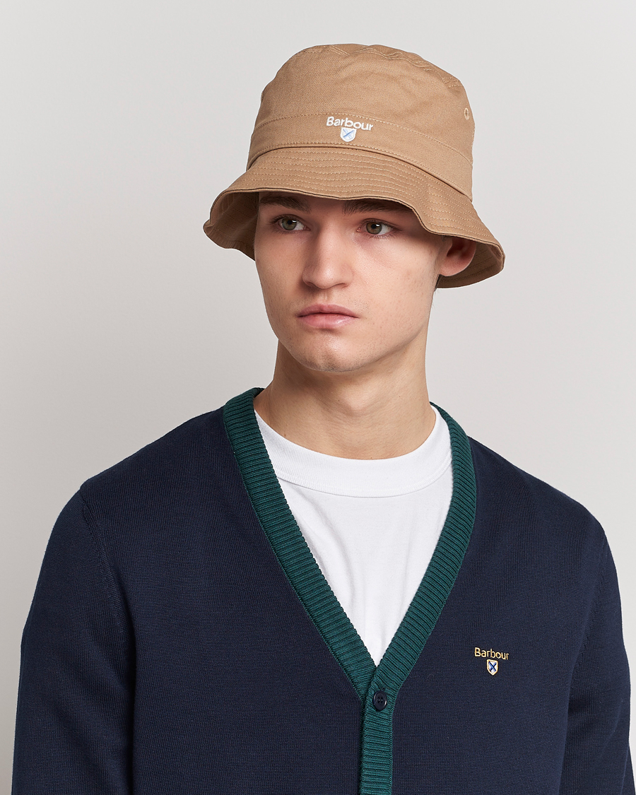 Herre | Barbour Lifestyle Cascade Bucket Hat Stone | Barbour Lifestyle | Cascade Bucket Hat Stone
