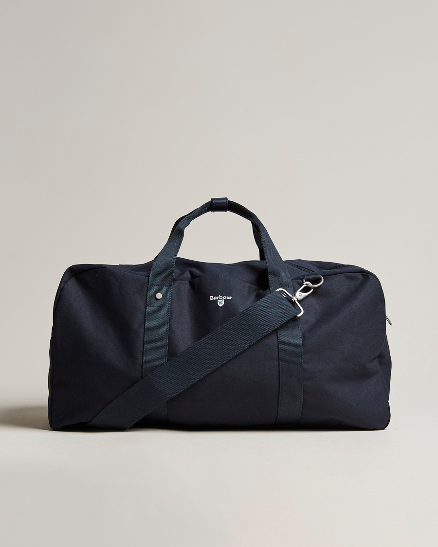 Herre | Barbour Lifestyle Cascade Canvas Holdall Navy | Barbour Lifestyle | Cascade Canvas Holdall Navy