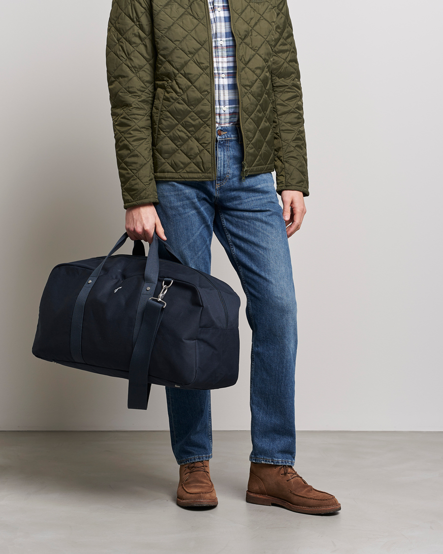 Herre | Barbour Lifestyle Cascade Canvas Holdall Navy | Barbour Lifestyle | Cascade Canvas Holdall Navy